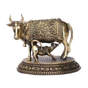 Brass Cow & Calf 2.8 Inch BH09684