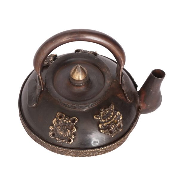 Copper & Brass Decorative Kettle 5.4 Inch BH09666