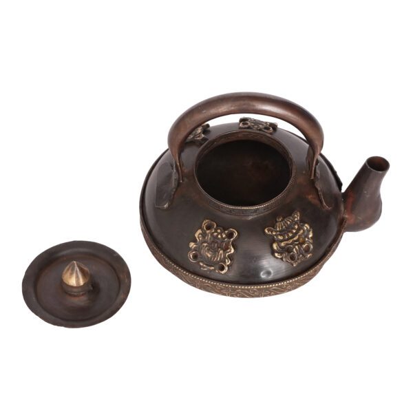 Copper & Brass Decorative Kettle 5.4 Inch BH09666