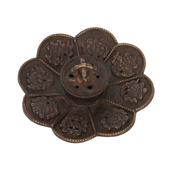 Copper & Brass Lotus Incense Burner/Holder 2.2 Inch BH09669