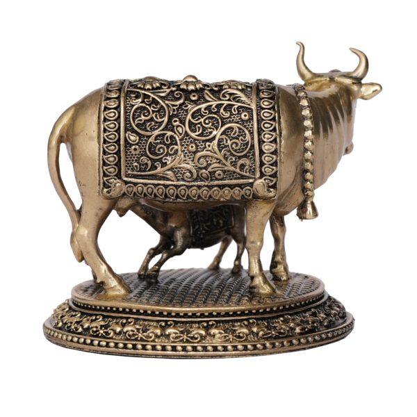 Brass Cow & Calf 3.5 Inch BH09685