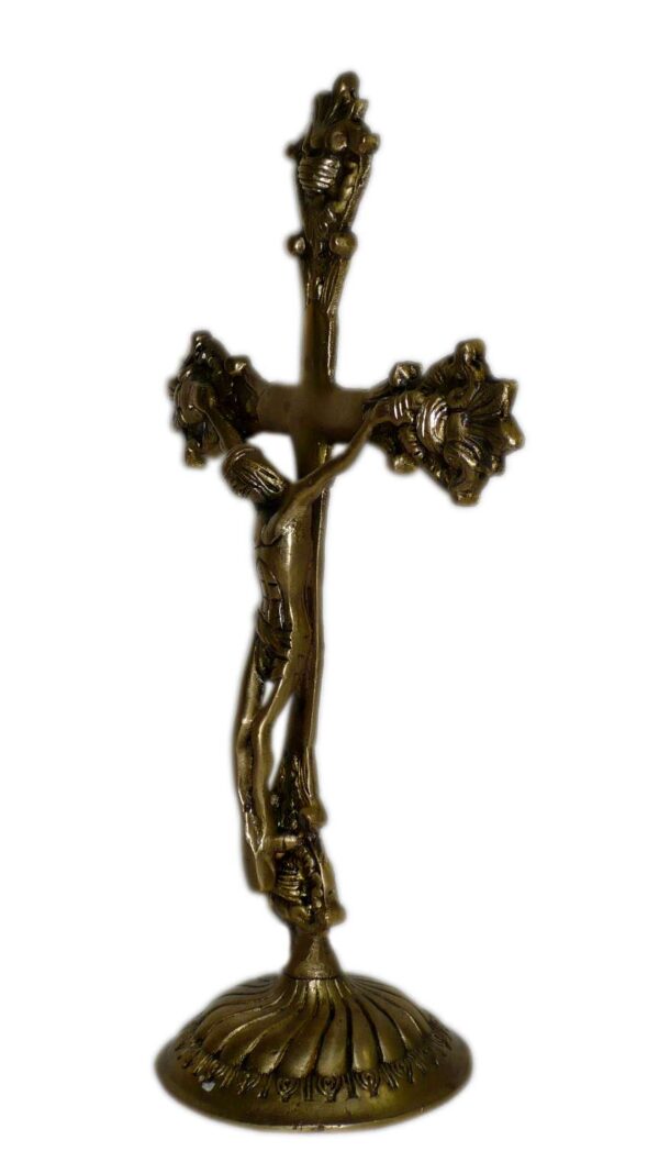 Brass cross jesus 11.3 Inch KBH01141