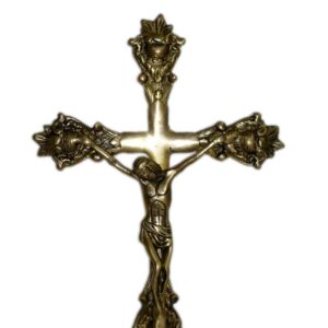 Brass cross jesus 11.3 Inch KBH01141