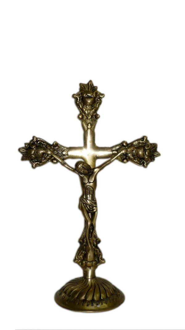 Brass cross jesus 11.3 Inch KBH01141