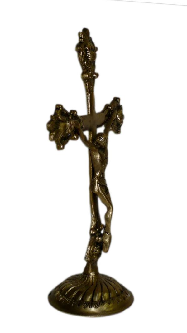 Brass cross jesus 11.3 Inch KBH01141