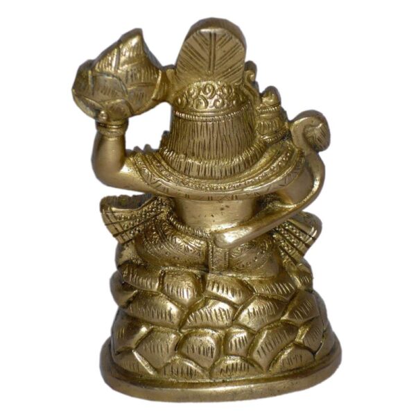 Brass Pahad Hanuman 4.8 Inch KBH01177