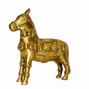 Brass Horse Standing Mid 4 Inch KBH01582