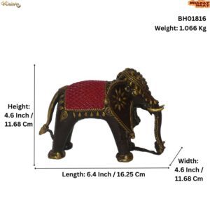 Brass Elephant Mid 4.6 Inch KBH01816