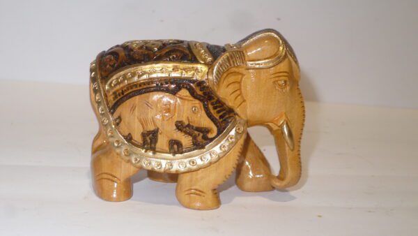 Wooden Elephant Medium 2.5 Inch KBH01862