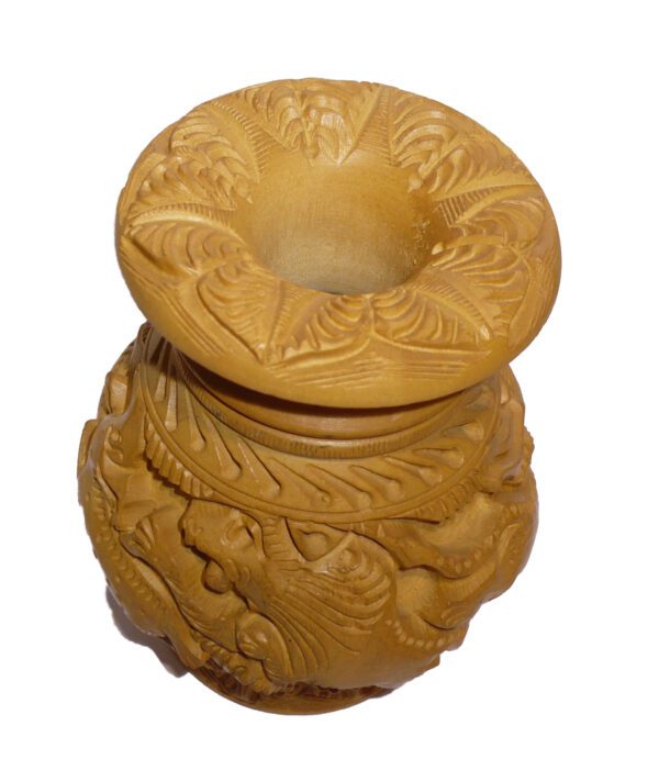 Wooden Flower Pot M 5 Inch KBH02379