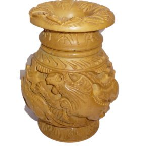 Wooden Flower Pot M 5 Inch KBH02379