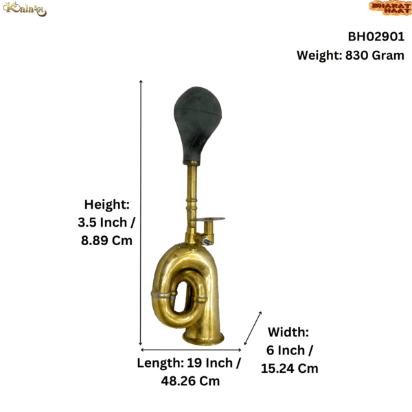 Brass Bugal Mid 3.5 Inch KBH02901