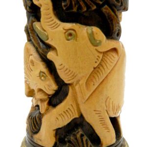 Wooden Pen Stand (Elephant Design) 4 Inch KBH02985