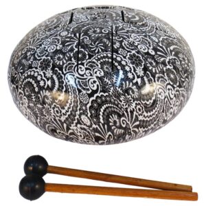 Brass Happy Drum Printed 5.5 Inch KBH09617