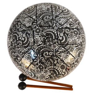 Brass Happy Drum Printed 5.5 Inch KBH09617