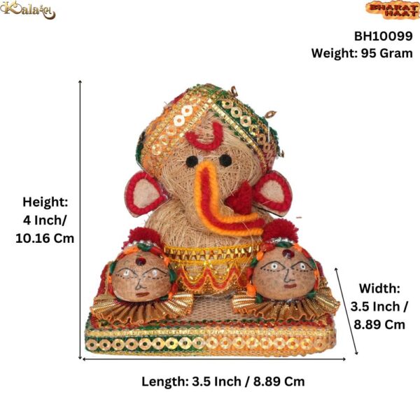 Weed Grass Ganesha 4 Inch KBH10099