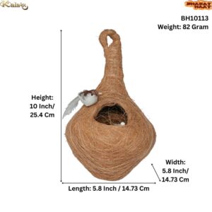 weed grass Bird Nest 10 Inch KBH10113