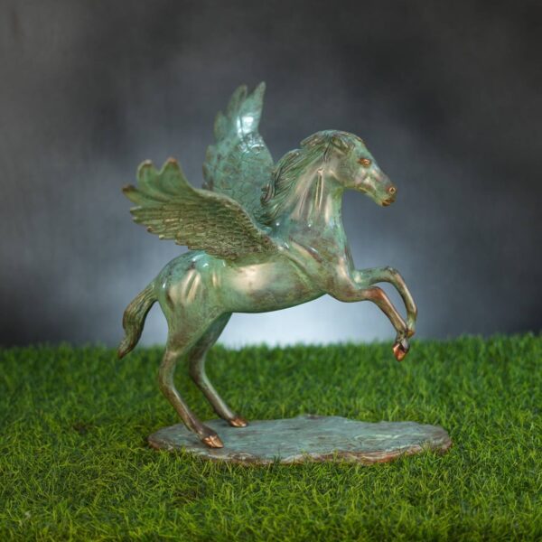 Brass Horse Statue 15.5 Inch KBH10116