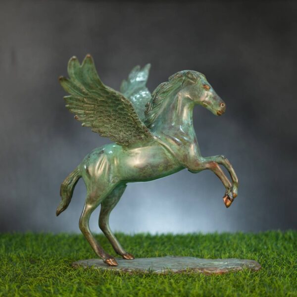 Brass Horse Statue 15.5 Inch KBH10116