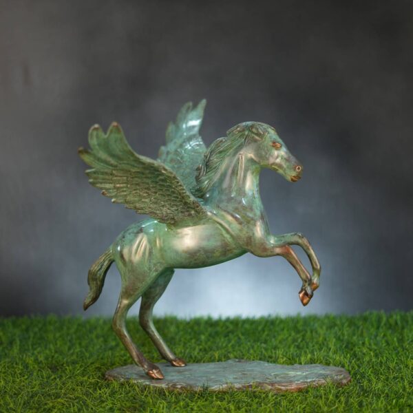 Brass Horse Statue 15.5 Inch KBH10116