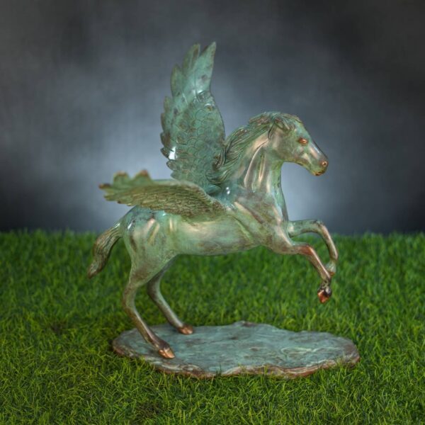 Brass Horse Statue 15.5 Inch KBH10116