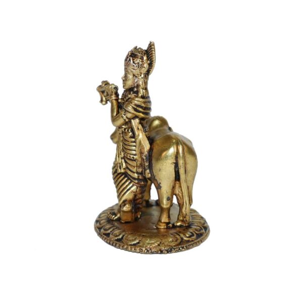 Brass Krishna 2.8 Inch KBH10242