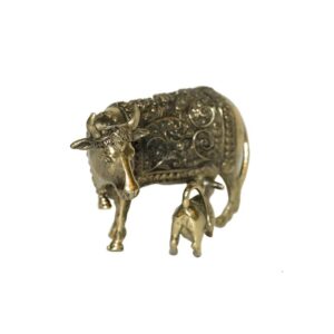 Brass Cow & Calf 1.8 Inch KBH10254