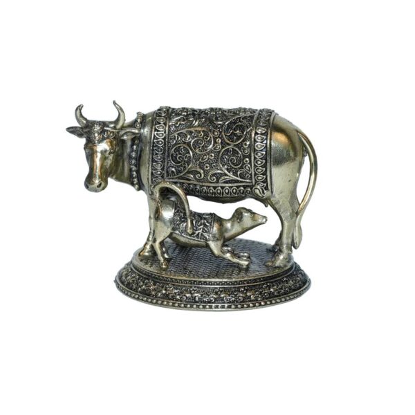 Brass Cow & Calf 2.2 Inch KBH10255