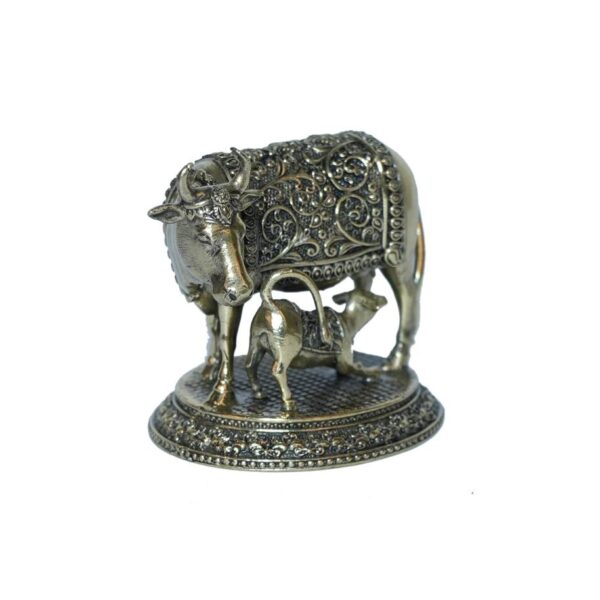 Brass Cow & Calf 2.2 Inch KBH10255