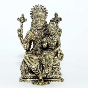 Brass Narshimha Laxmi 3.8 Inch KBH10319