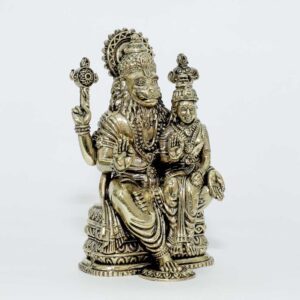 Brass Narshimha Laxmi 3.8 Inch KBH10319