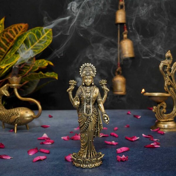 Brass Lakshmi 5.9 Inch KBH10326