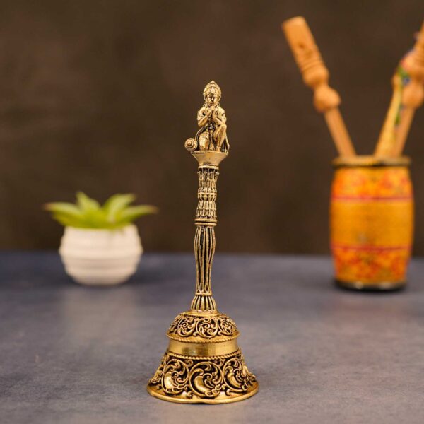 Brass Hanuman Bell 5.5 Inch KBH10328