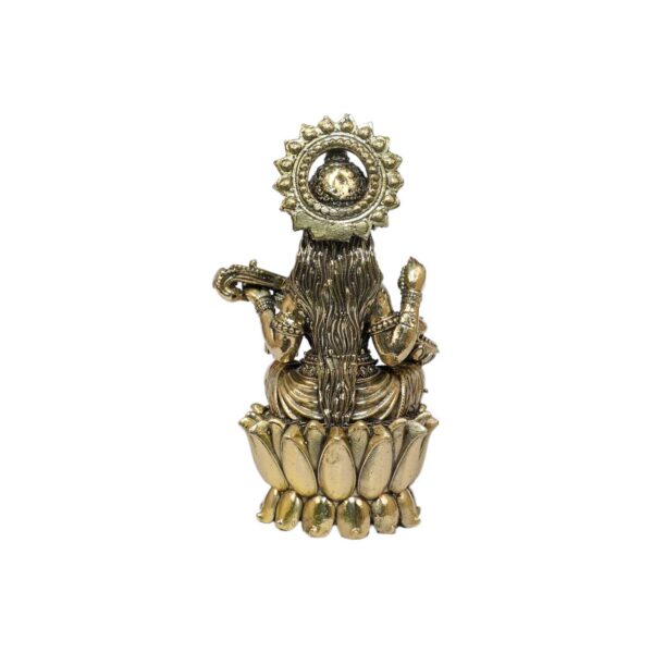 Brass Saraswati maa 4 Inch KBH10330