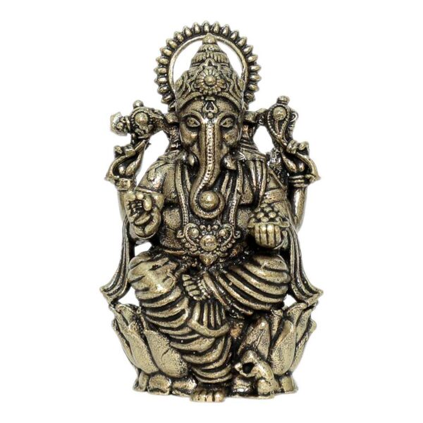 Brass Ganesha 2.4 Inch KBH10333