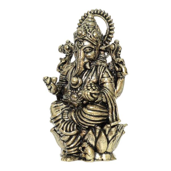 Brass Ganesha 2.4 Inch KBH10333