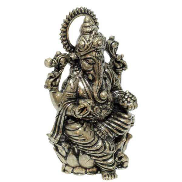 Brass Ganesha 2.4 Inch KBH10333