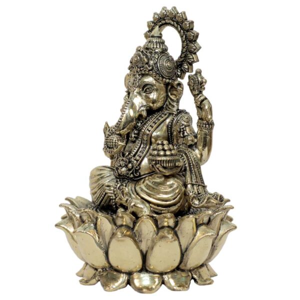 Brass Ganesha 4.8 Inch KBH10334