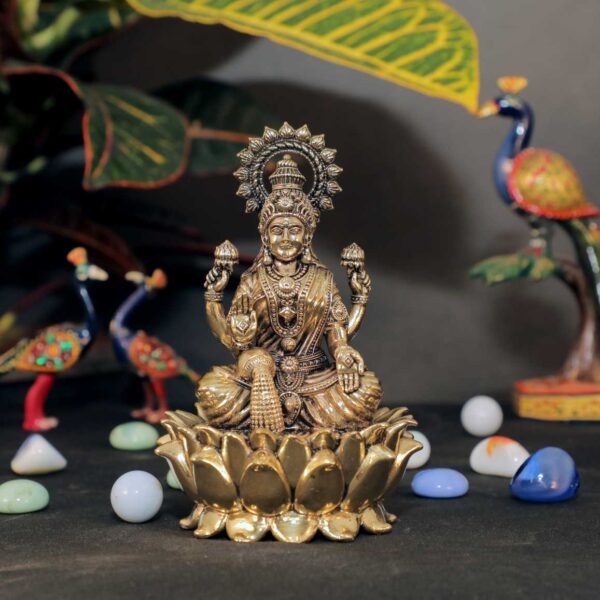 Brass lakshmi 4.8 Inch KBH10335