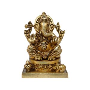 Brass Ganesha 4.2 Inch KBH10352