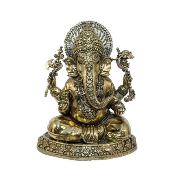 Brass Ganesha 6.5 Inch KBH10363