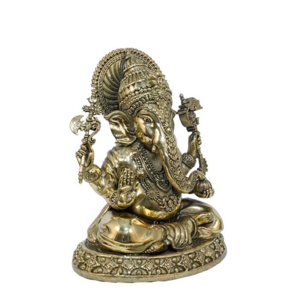 Brass Ganesha 6.5 Inch KBH10363