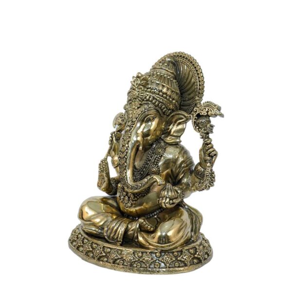 Brass Ganesha 6.5 Inch KBH10363