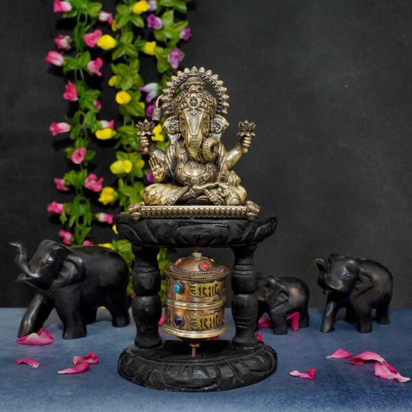 Brass Ganesha 3.8 Inch KBH10364