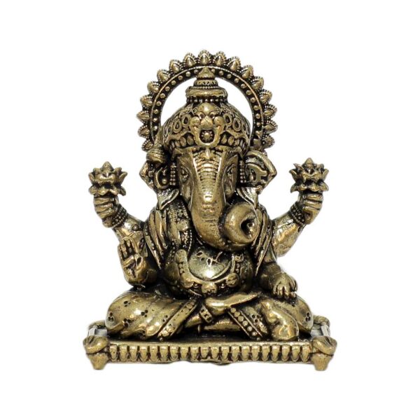 Brass Ganesha 2.8 Inch KBH10365