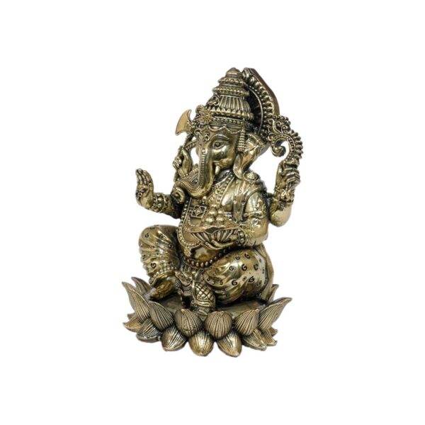 Brass Ganesha 5 Inch KBH10367