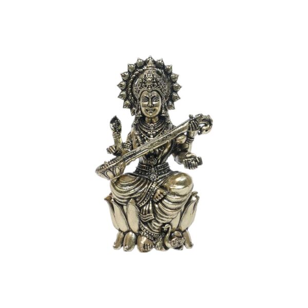 Brass Saraswati maa 2.5 Inch KBH10368