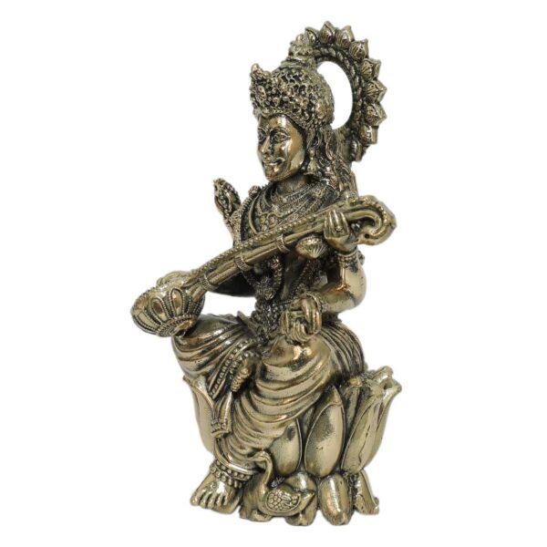 Brass Saraswati maa 2.5 Inch KBH10368