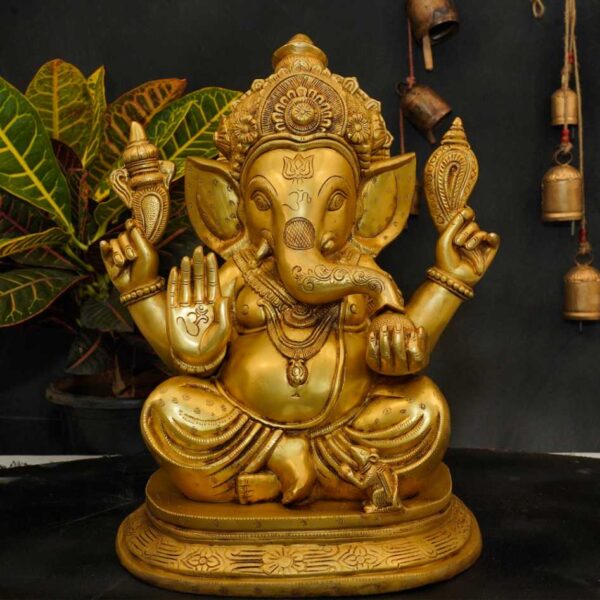 Brass Ganesha 16 Inch KBH10374