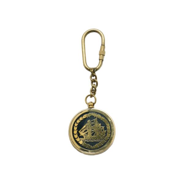 Brass Calender Keychain 4.2 Inch KBH10401